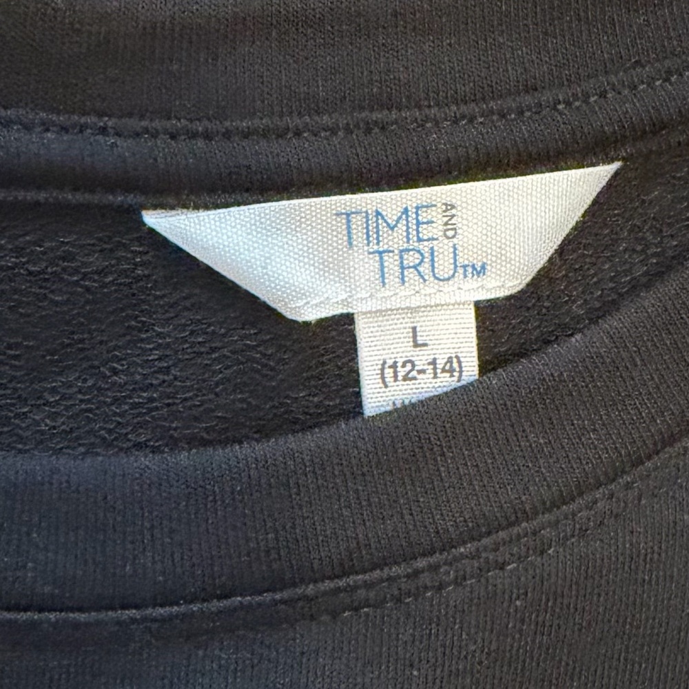 Time and Tru Black Midi Dress - Picture 3 of 4